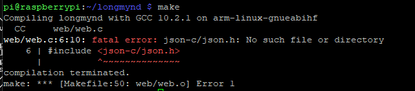 error json